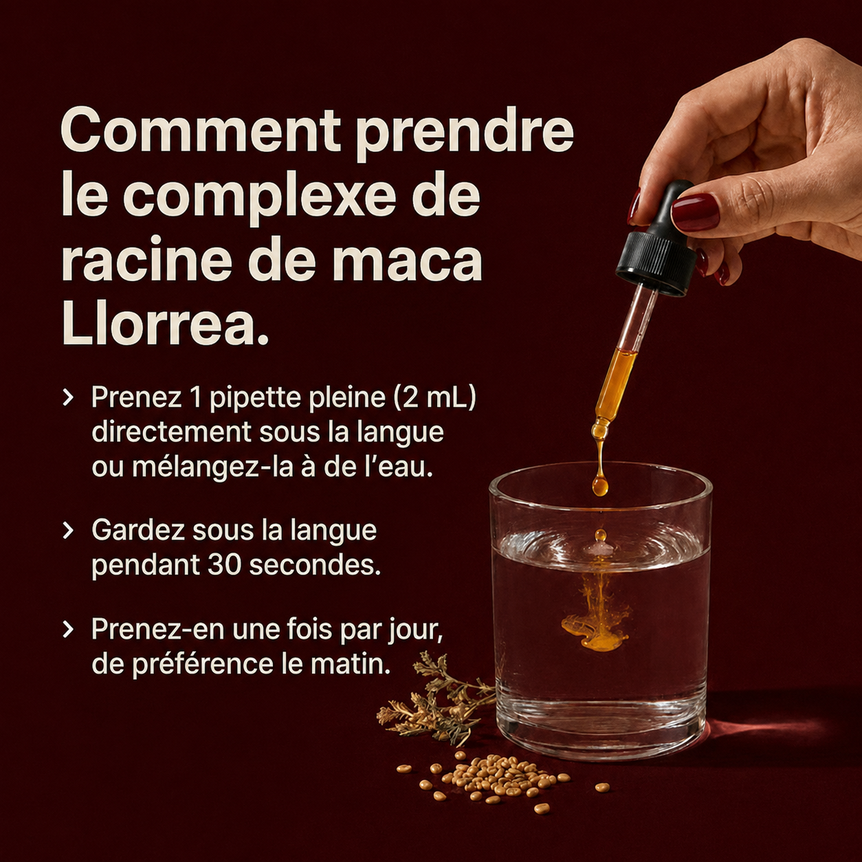 Complexe de racine de maca