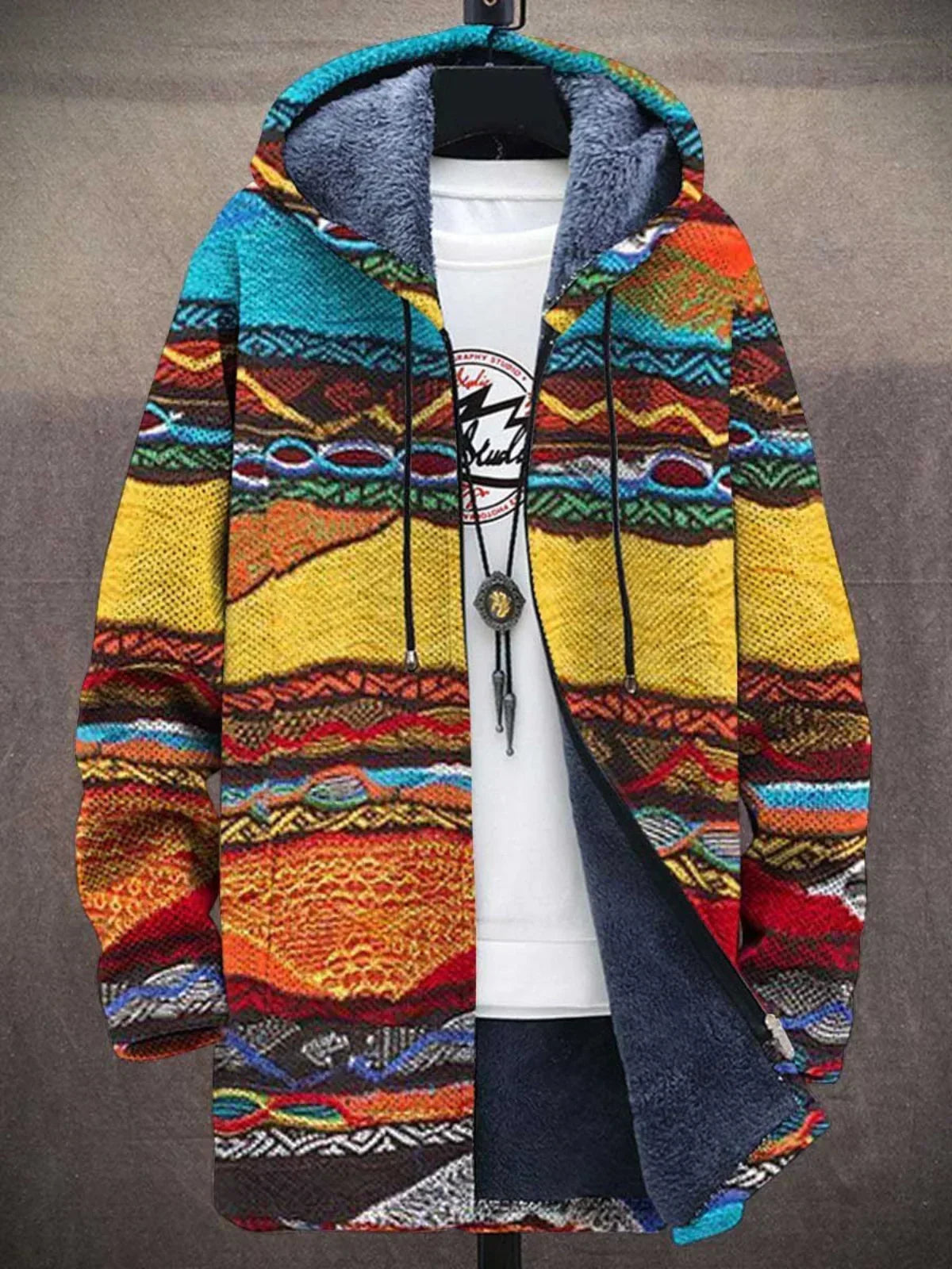 Delilah | Πολυτελές cardigan με καλλιτεχνική έμπνευση