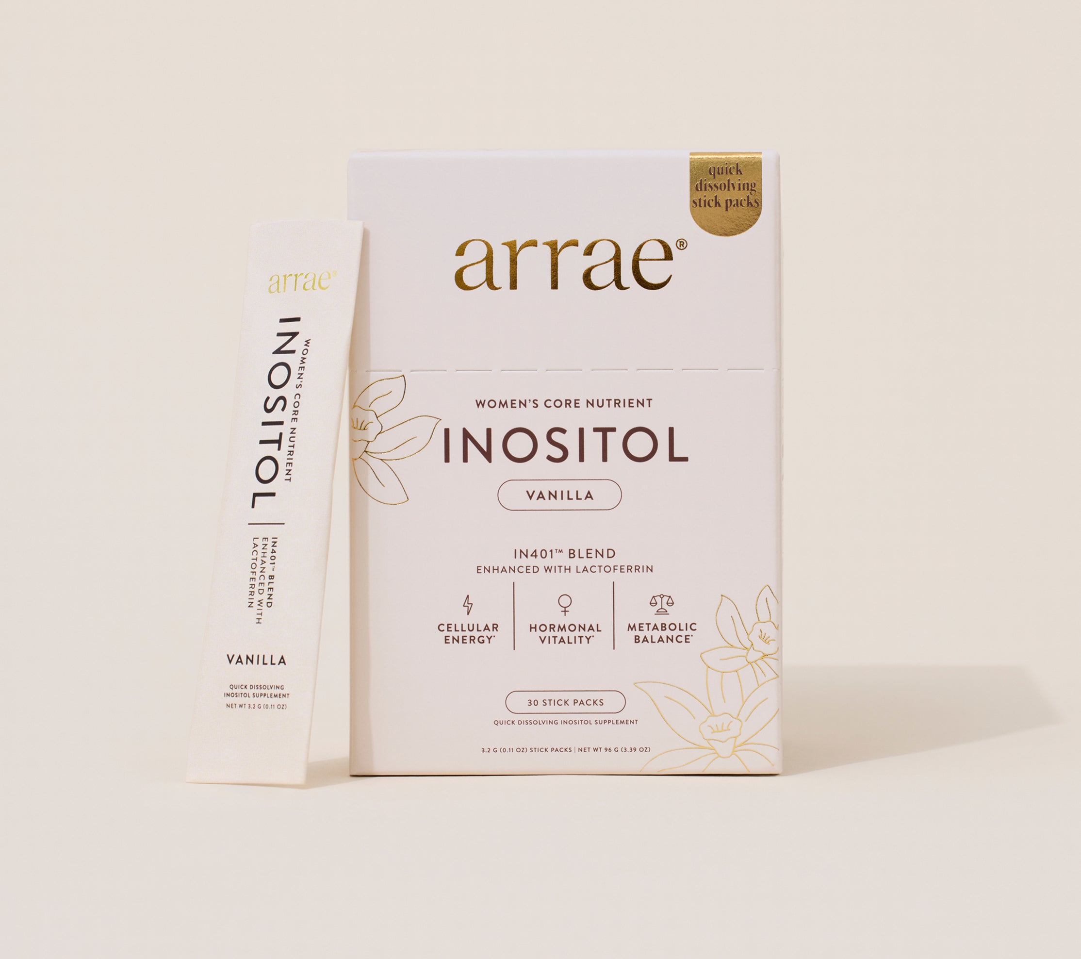 Inositol Vanille Complément Alimentaire | Équilibre Hormonal, Poudre 200g 0