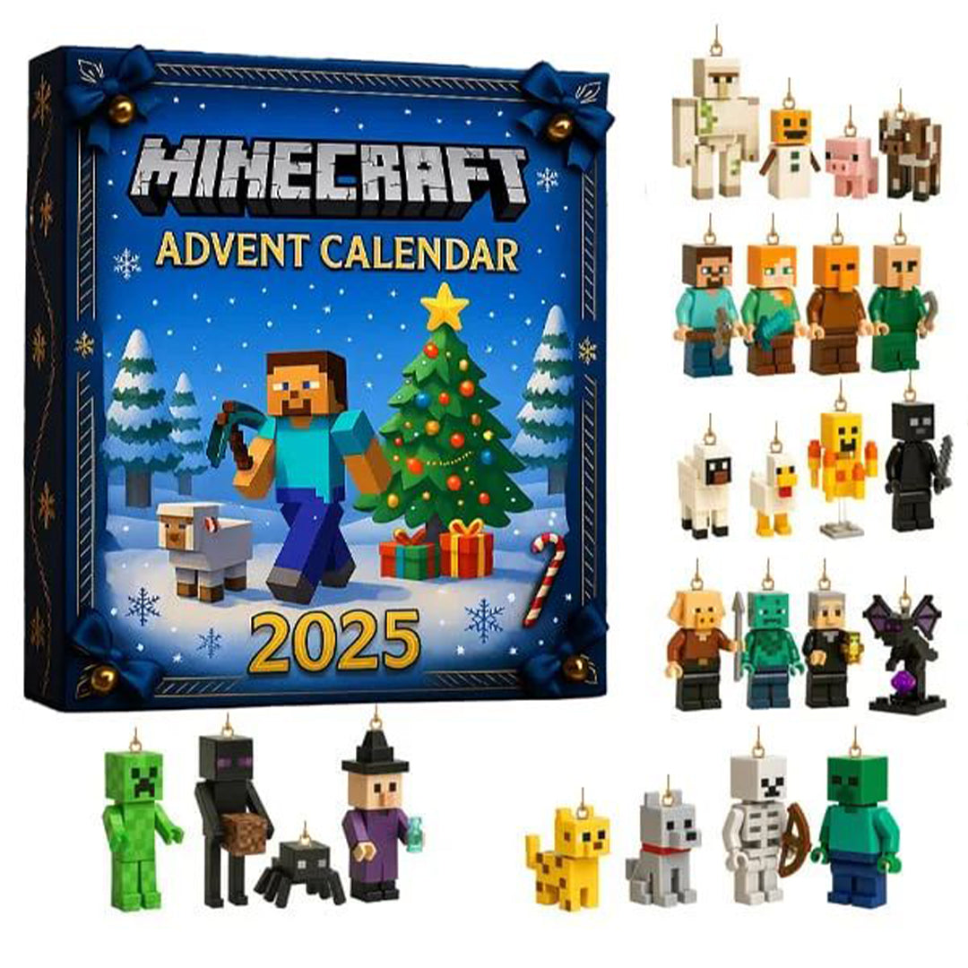 🧱 Ημερολόγιο Αντίστροφης Μέτρησης Block World 2025 – Περιορισμένη Χριστουγεννιάτικη Έκδοση