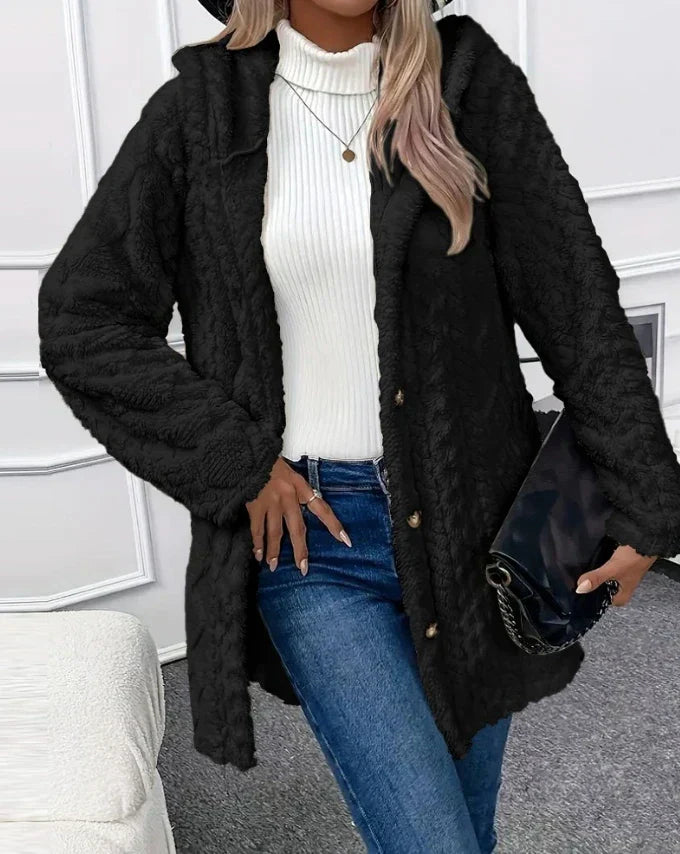Leslie™ | Αργυρή Φλις Ζακέτα