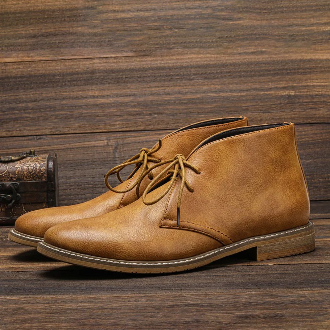 Jacob™ | Δερμάτινα Chukka Μποτάκια