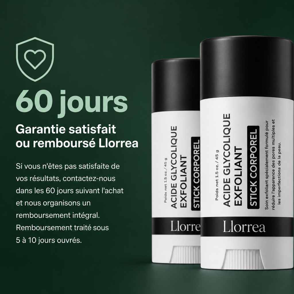 Llorrea — Stick Corps Lissant à l'Acide Glycolique 7%