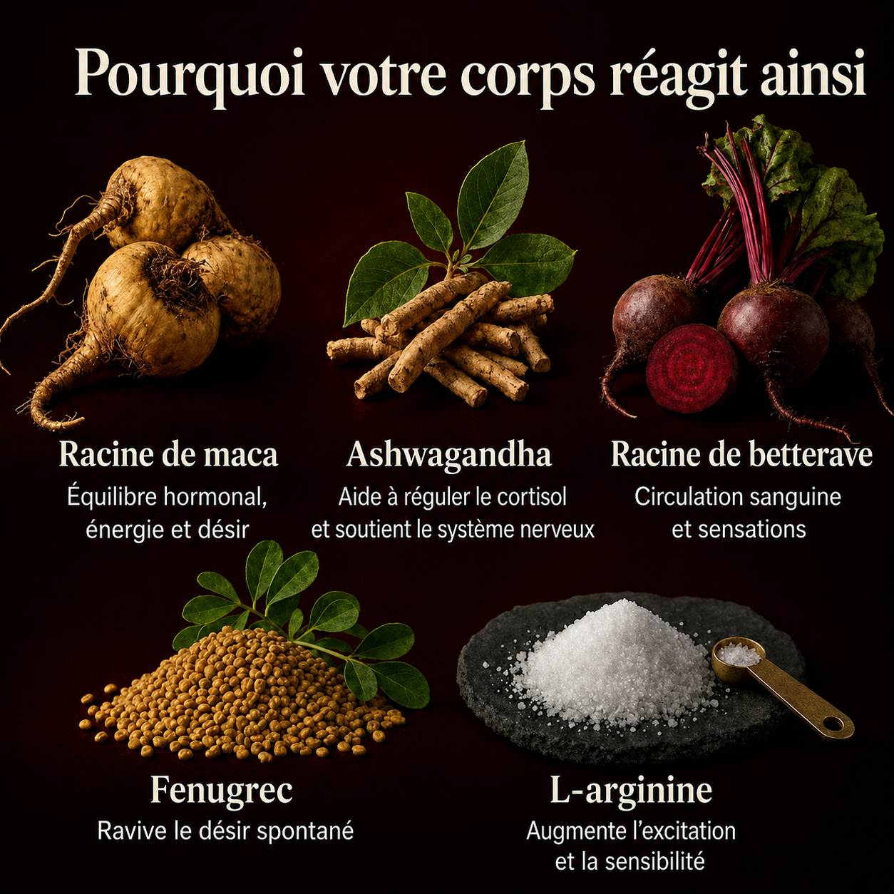 Complexe de racine de maca