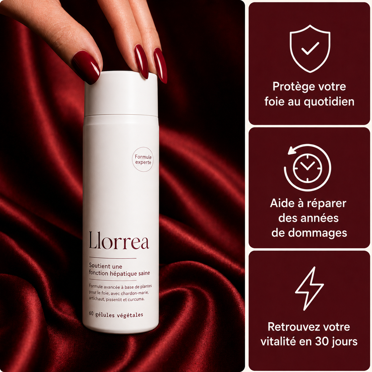 Foie Léger — Soutien et récupération du foie par Llorrea™
