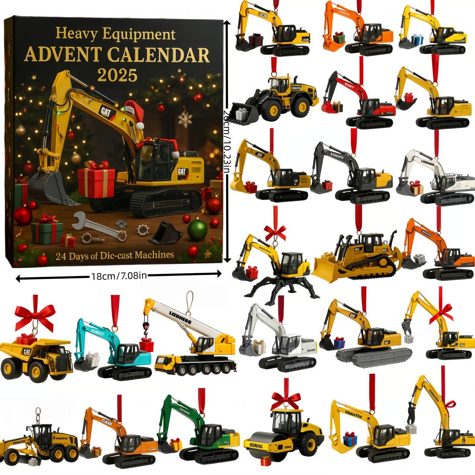 🎄 Ημερολόγιο Αντίστροφης Μέτρησης Heavy Equipment 2025 – Συλλεκτική Έκδοση