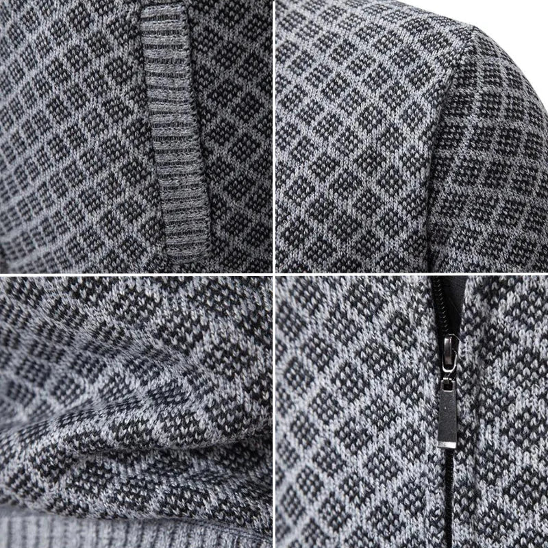 Henrik™ | Κομψό cardigan με φερμουάρ