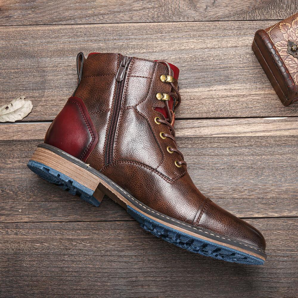 Dawson™ | Δερμάτινα Oxford Μποτάκια