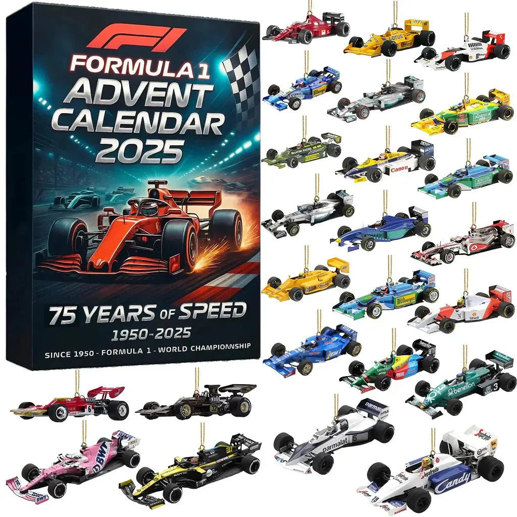 🏎️ Ημερολόγιο αντίστροφης μέτρησης Racing Legends F1 2025 – Περιορισμένη συλλεκτική έκδοση